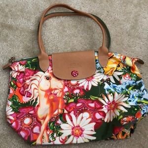 Longchamp garden foo special edition purse